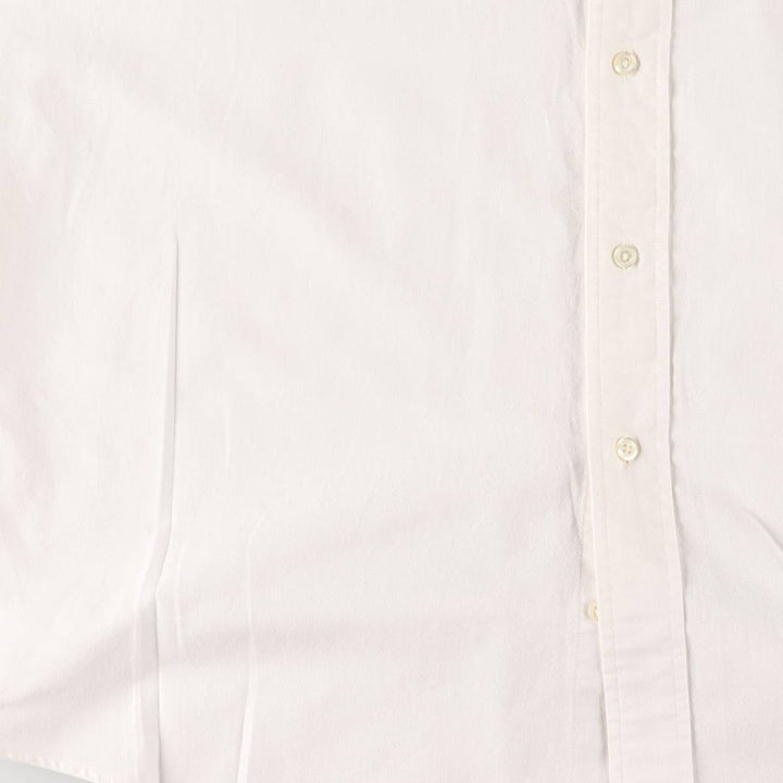 Brooks Brothers MAKERS Short Sleeve Button Down Shirt Made in USA Men's Size L cotton white type Vintage Second Hand