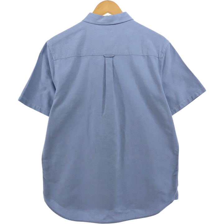 STUSSY short sleeve cotton shirt, men's size M cotton navy blue type Vintage Second Hand