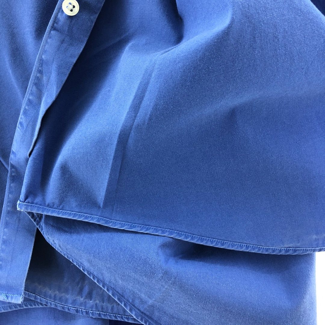 Ralph Lauren BLAKE short sleeve button down shirt, men's XL size cotton blue type Vintage Second Hand