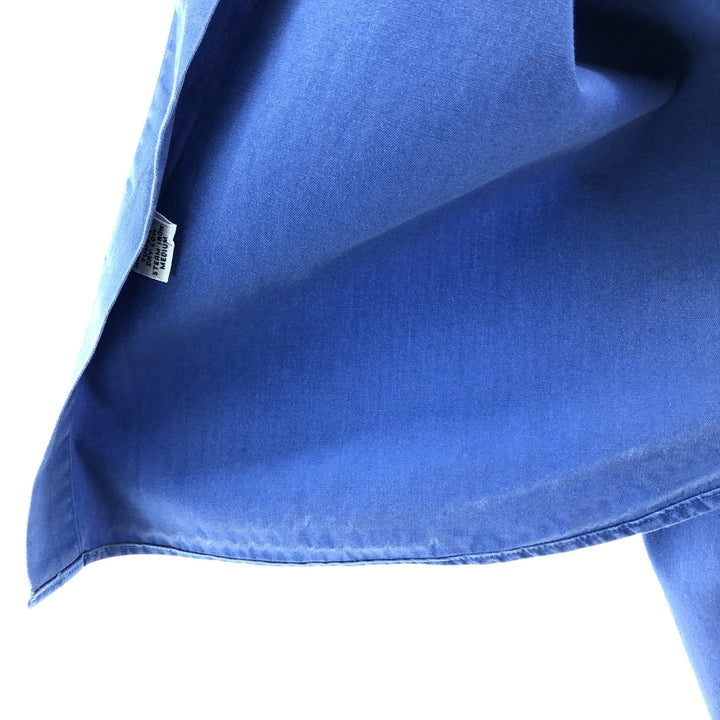 Ralph Lauren BLAKE short sleeve button down shirt, men's XL size cotton blue type Vintage Second Hand