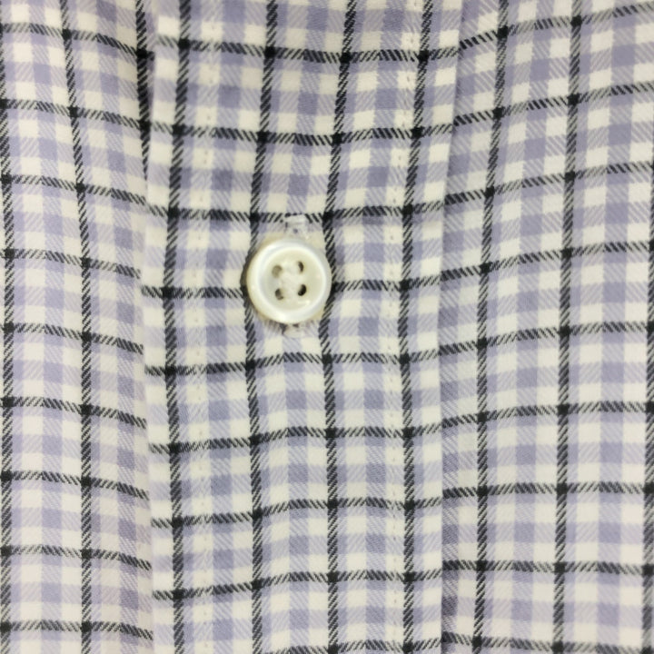 Ralph Lauren BLAKE short sleeve button down check shirt men's XL size cotton gray type Vintage Second Hand