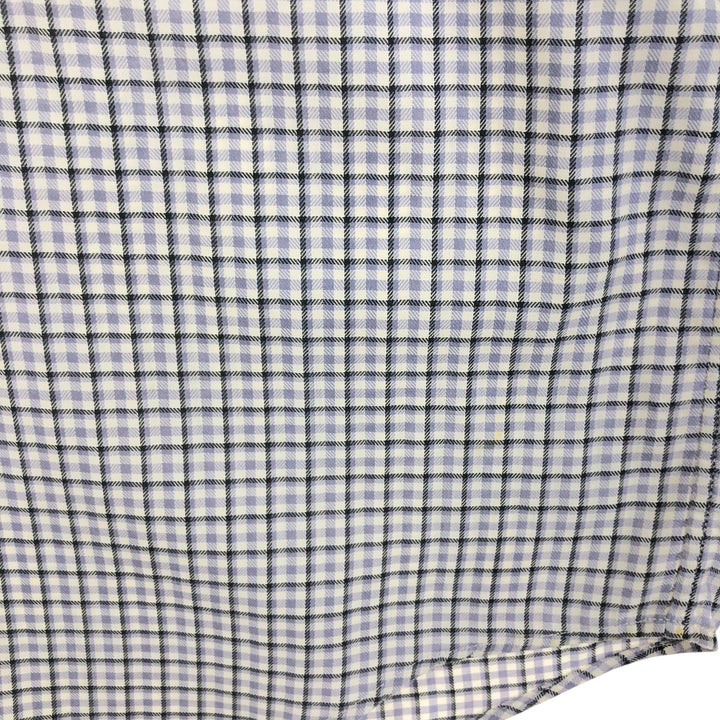 Ralph Lauren BLAKE short sleeve button down check shirt men's XL size cotton gray type Vintage Second Hand