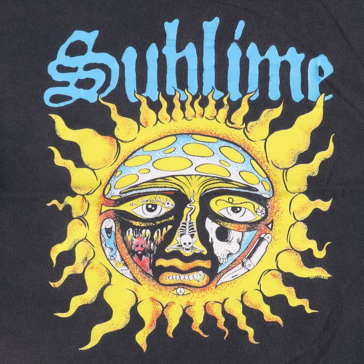 SUBLIME Band T-shirt, Men's S size unclear black type Vintage Second Hand