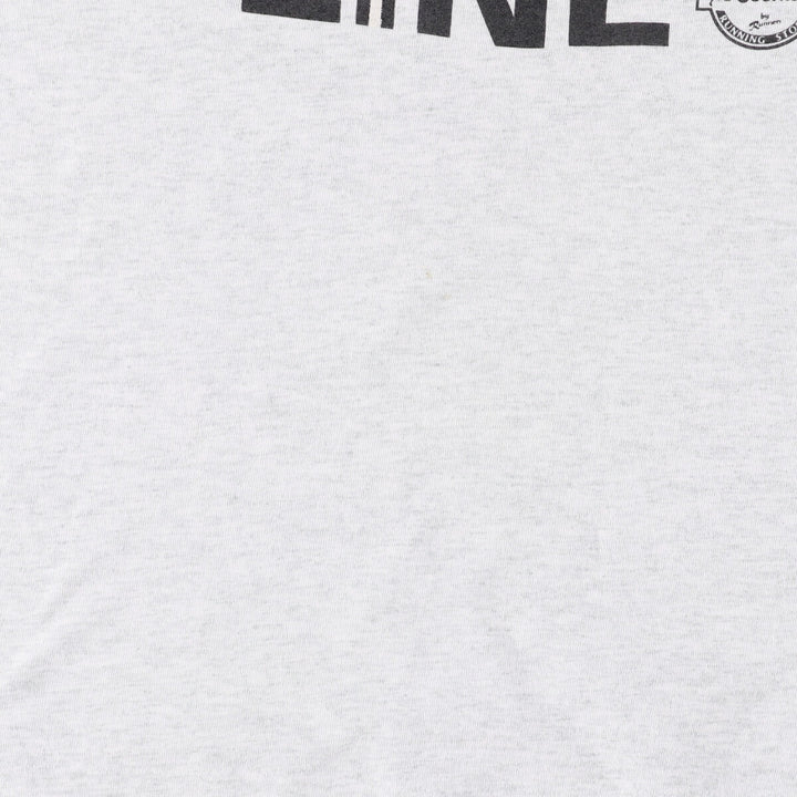 90'S Fruit of the Loom Message Print T-Shirt Made in Canada Men's Size L Vintage cotton gray type Vintage Second Hand