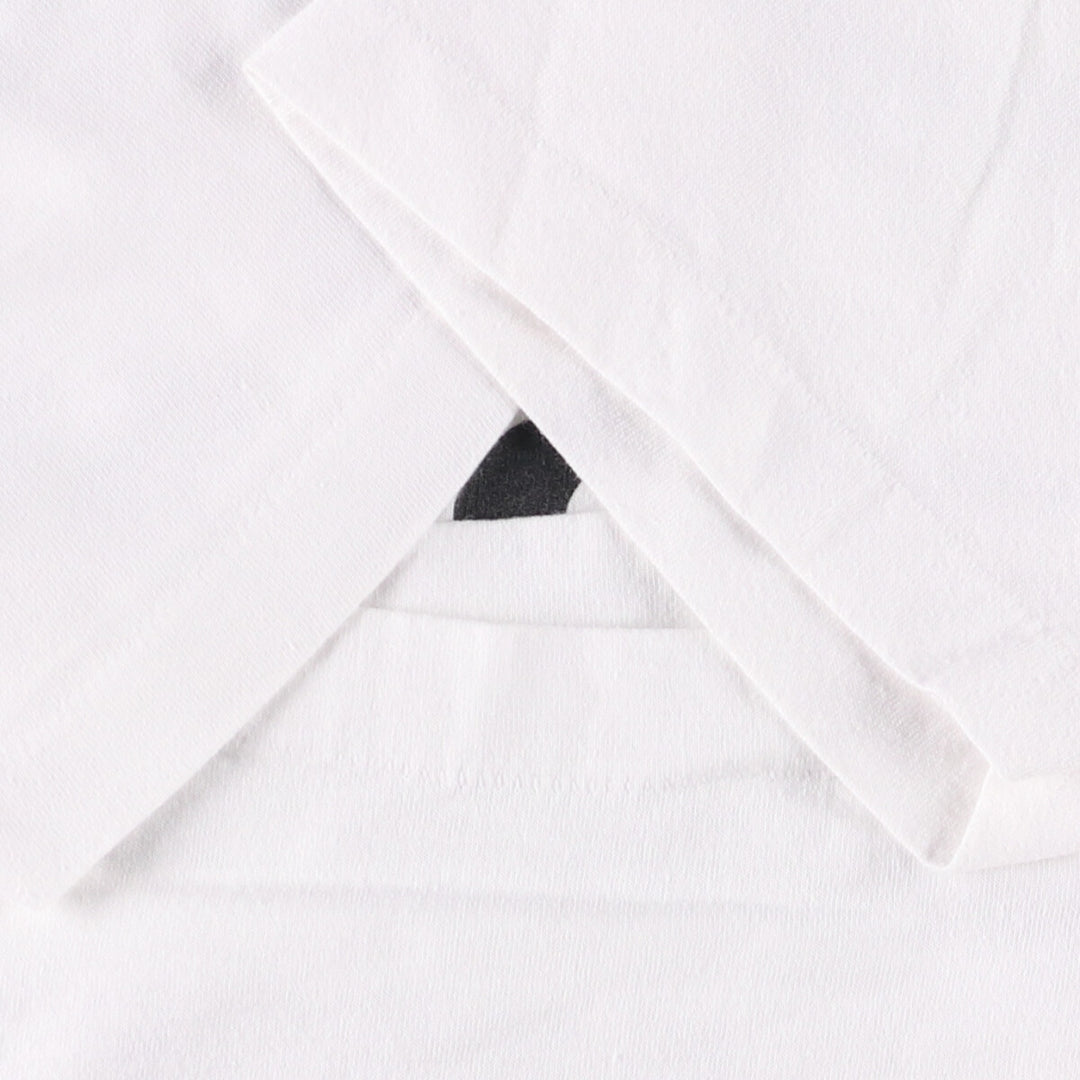 90'S Fruit of the Loom NJCASA Printed T-Shirt Made in USA Men's XL Short Sleeve Vintage cotton white type Vintage Second Hand