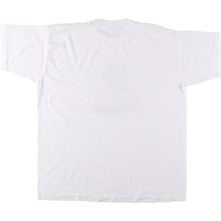 90'S Fruit of the Loom FRUIT OF THE LOOM Who's That? Photo T-shirt Made in USA Men's XL Vintage cotton white type Vintage Second Hand
