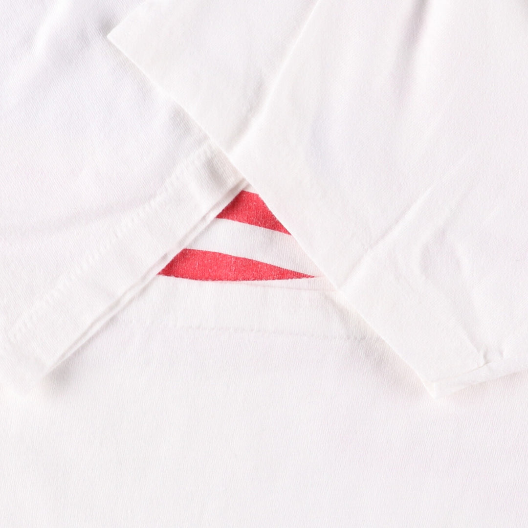 90s-00'S Hanes BEEFY-T Stars and Stripes Printed T-Shirt Men's XL Vintage cotton white type Vintage Second Hand