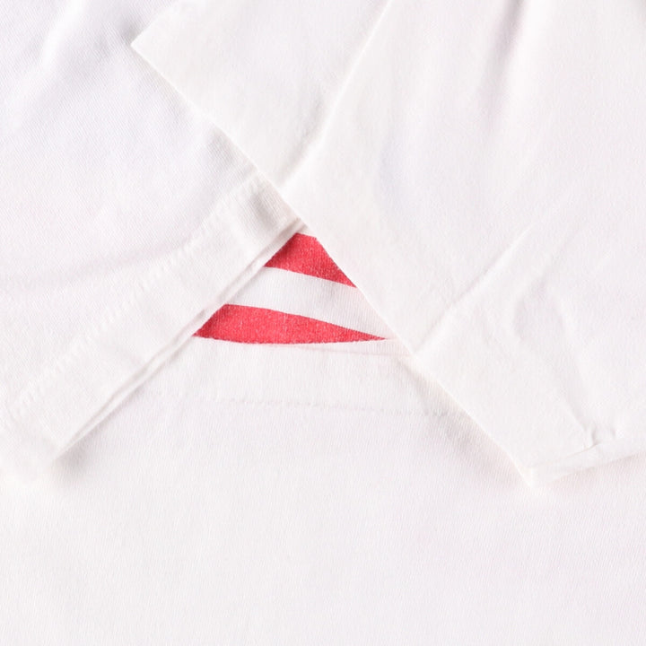 90s-00'S Hanes BEEFY-T Stars and Stripes Printed T-Shirt Men's XL Vintage cotton white type Vintage Second Hand