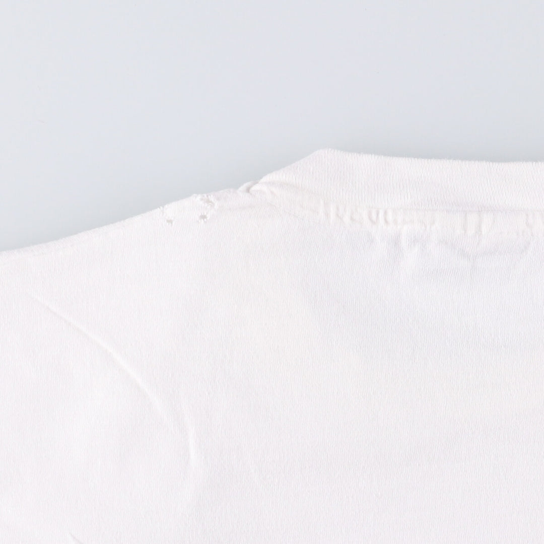 90s-00'S Hanes BEEFY-T Stars and Stripes Printed T-Shirt Men's XL Vintage cotton white type Vintage Second Hand