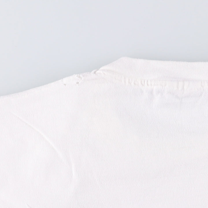 90s-00'S Hanes BEEFY-T Stars and Stripes Printed T-Shirt Men's XL Vintage cotton white type Vintage Second Hand