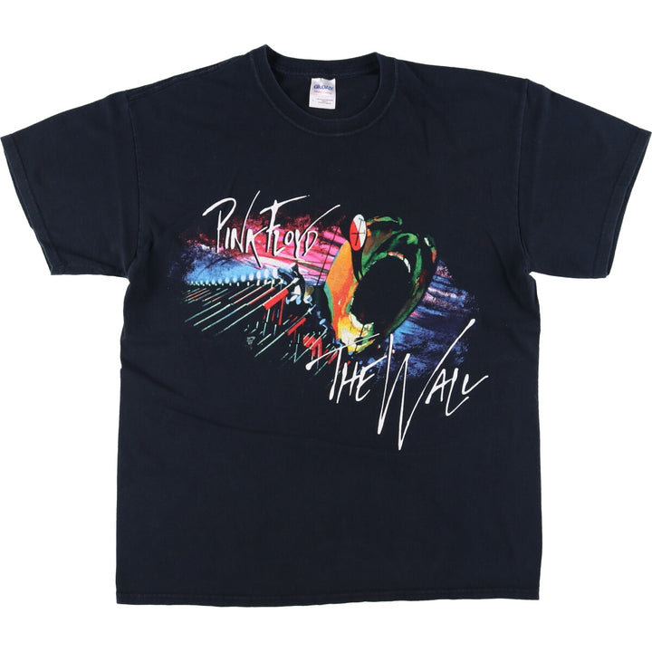 Gildan Pink Floyd Band T-Shirt, Men's Size L cotton black type Vintage Second Hand