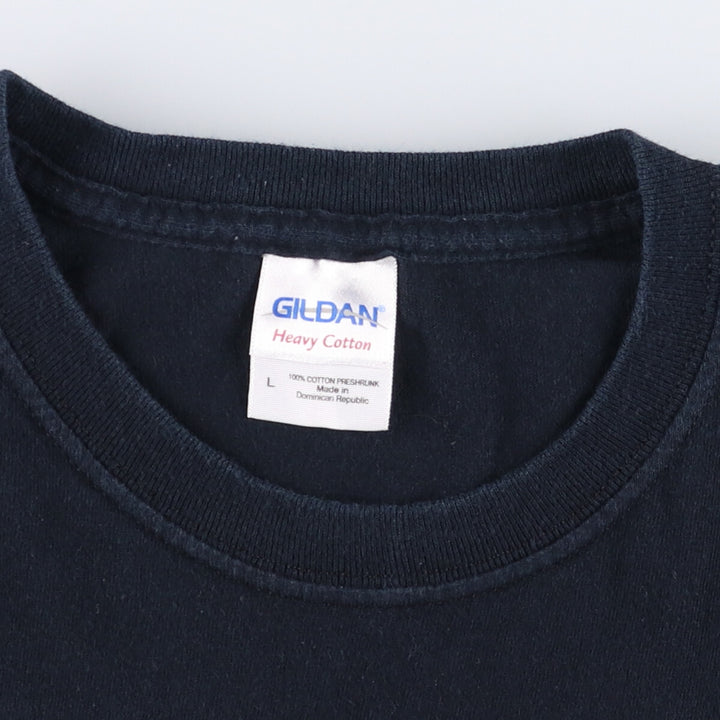 Gildan Pink Floyd Band T-Shirt, Men's Size L cotton black type Vintage Second Hand