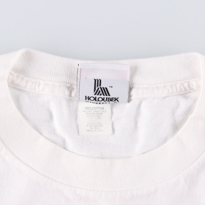 00'S Harley-Davidson Long Sleeve T-Shirt Made in USA Men's Size L cotton white type Vintage Second Hand