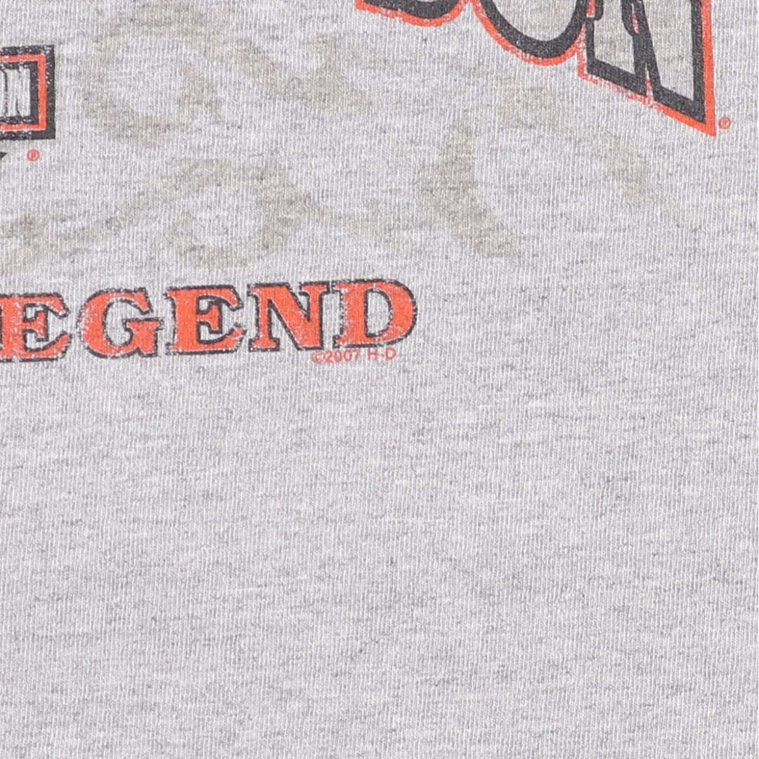 00'S Harley-Davidson Long Sleeve T-Shirt Made in USA Men's XL unknown gray type Vintage Second Hand