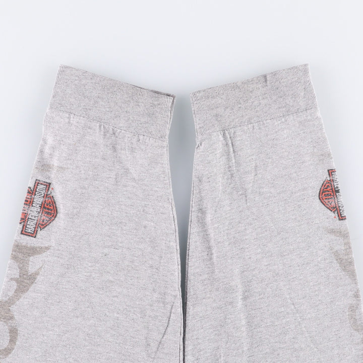 00'S Harley-Davidson Long Sleeve T-Shirt Made in USA Men's XL unknown gray type Vintage Second Hand