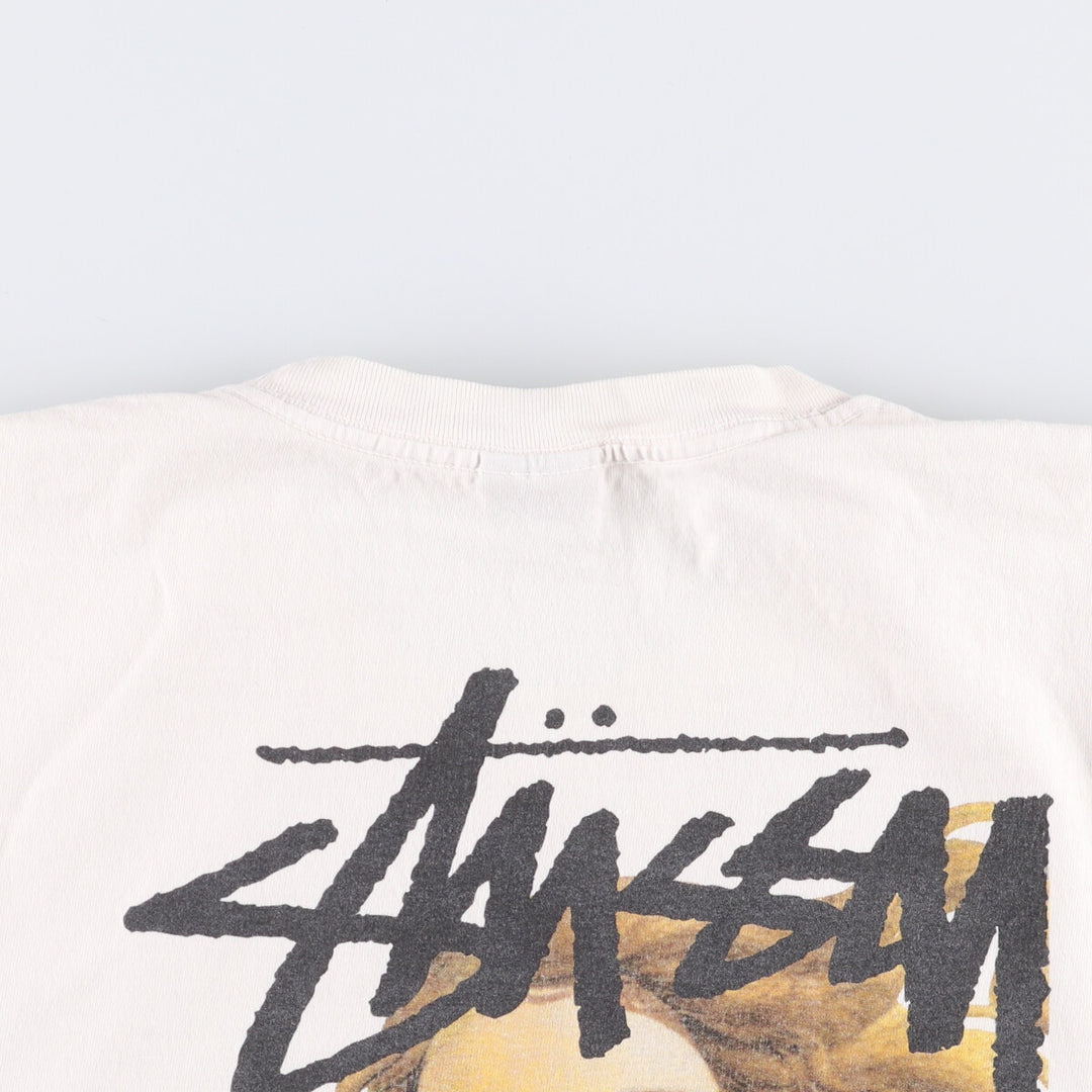 00'S Stussy Venus Long T-shirt, Men's XL size cotton white type Vintage Second Hand