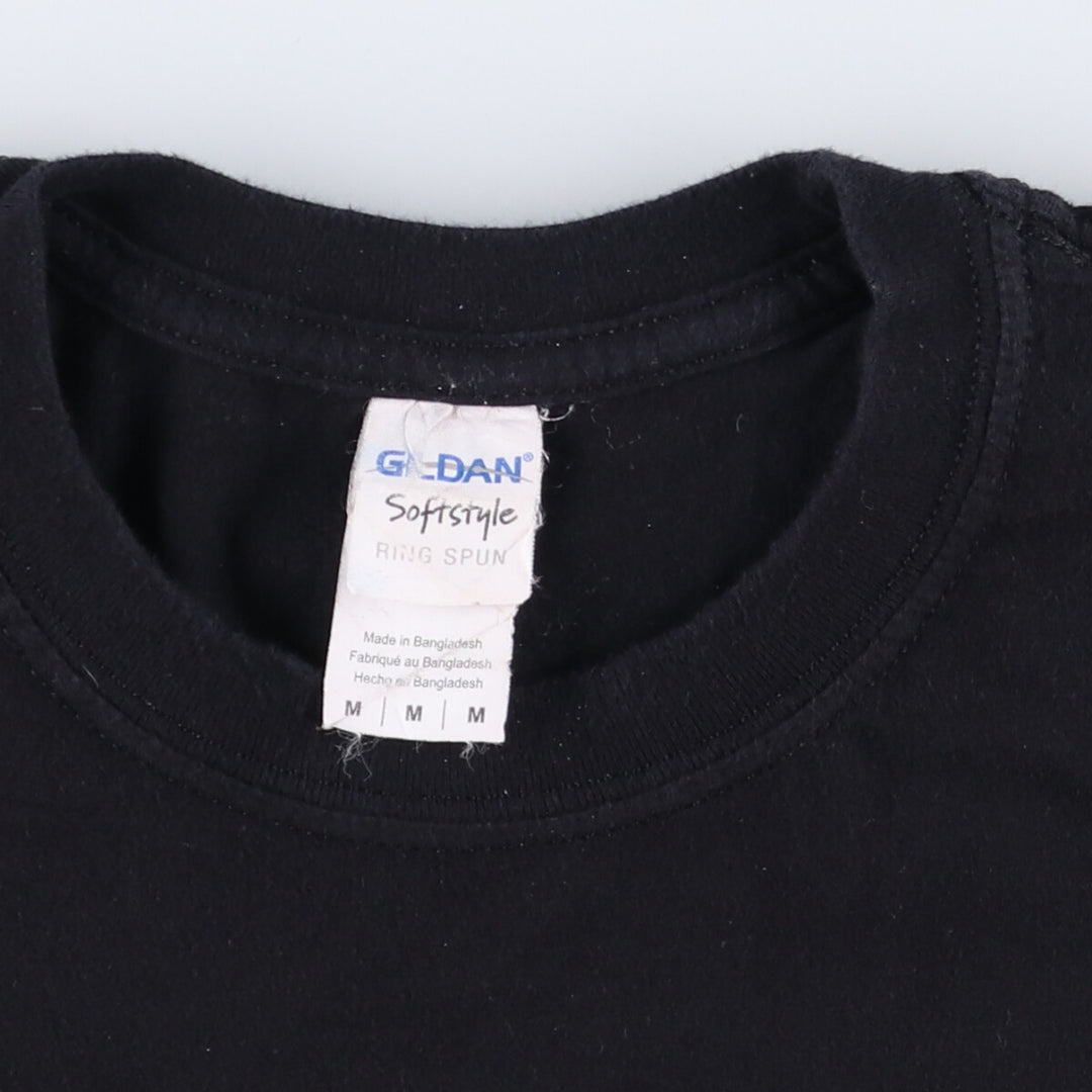 Gildan RED HOT CHILI PEPPERS Band T-shirt, Men's M size cotton black type Vintage Second Hand