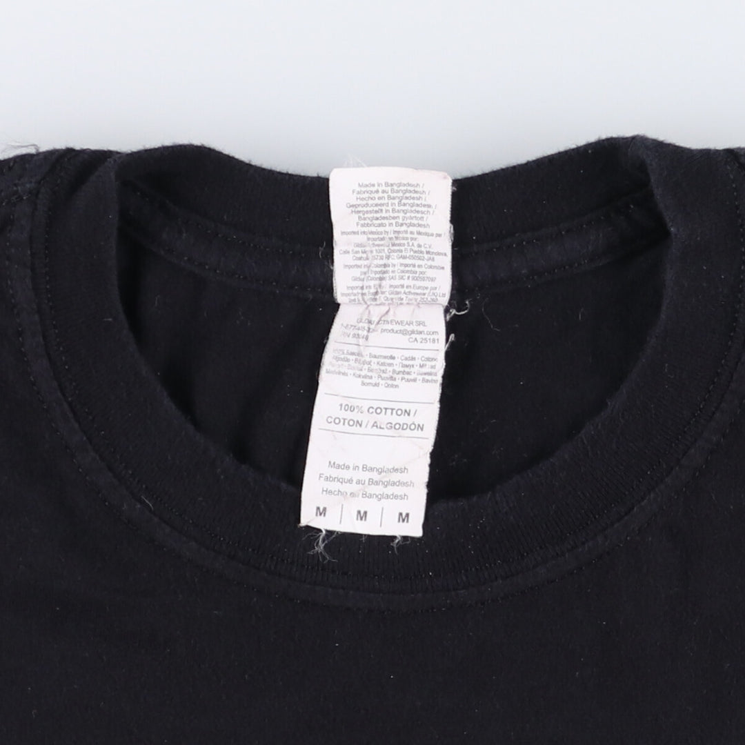 Gildan RED HOT CHILI PEPPERS Band T-shirt, Men's M size cotton black type Vintage Second Hand