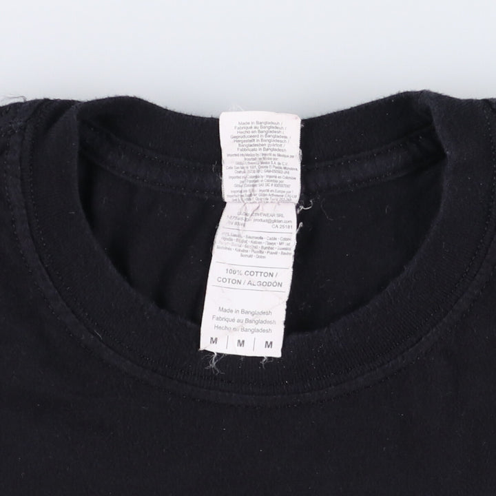 Gildan RED HOT CHILI PEPPERS Band T-shirt, Men's M size cotton black type Vintage Second Hand
