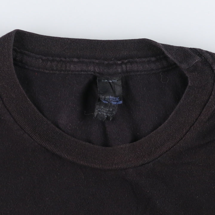 TULTEX TOOL Band T-shirt, Men's M size cotton black type Vintage Second Hand