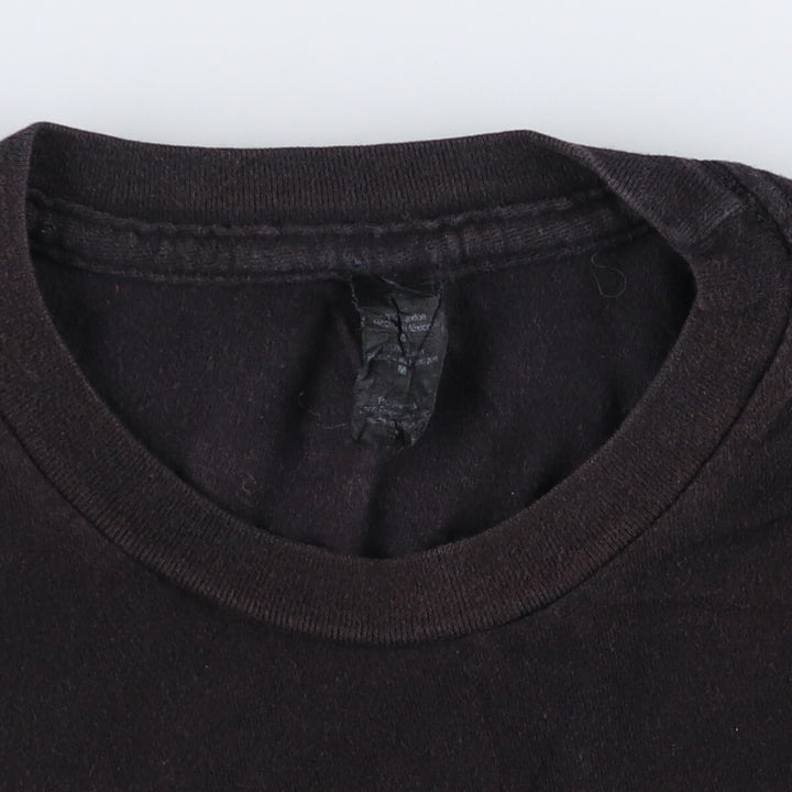 TULTEX TOOL Band T-shirt, Men's M size cotton black type Vintage Second Hand
