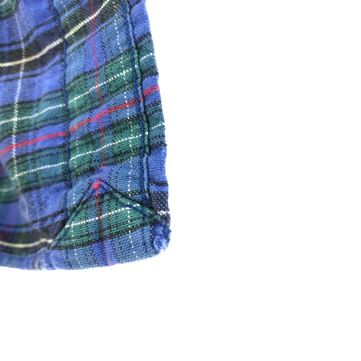 Ralph Lauren Ralph Lauren BIG SHIRT Long sleeve cotton check shirt Men's L size cotton blue type Vintage Second Hand