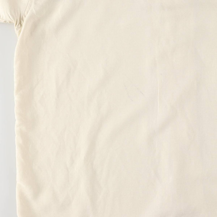 Harley-Davidson Short Sleeve Open Collar Rayon Shirt Box Shirt Men's Size L Rayon ivory Vintage Second Hand