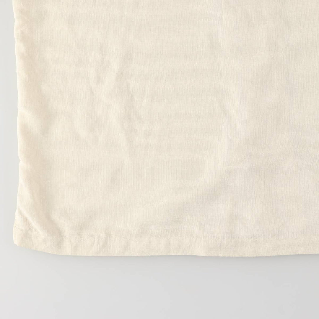 Harley-Davidson Short Sleeve Open Collar Rayon Shirt Box Shirt Men's Size L Rayon ivory Vintage Second Hand
