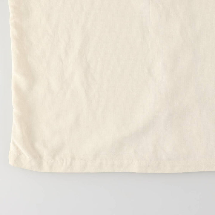 Harley-Davidson Short Sleeve Open Collar Rayon Shirt Box Shirt Men's Size L Rayon ivory Vintage Second Hand