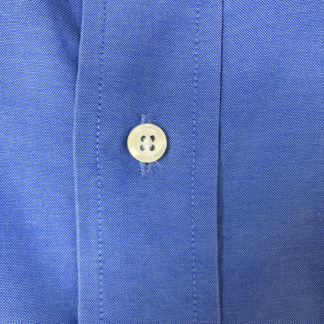 Brooks Brothers Est.1818 Long Sleeve Cotton Shirt, Men's Size L cotton blue type Vintage Second Hand
