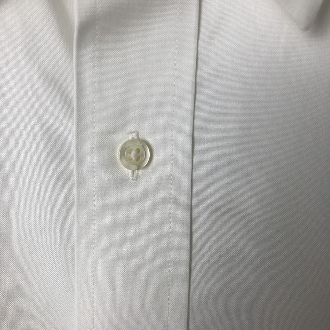 Brooks Brothers Est.1818 NORMATEC Long Sleeve Cotton Shirt, Men's Size L Supima Cotton white type Vintage Second Hand