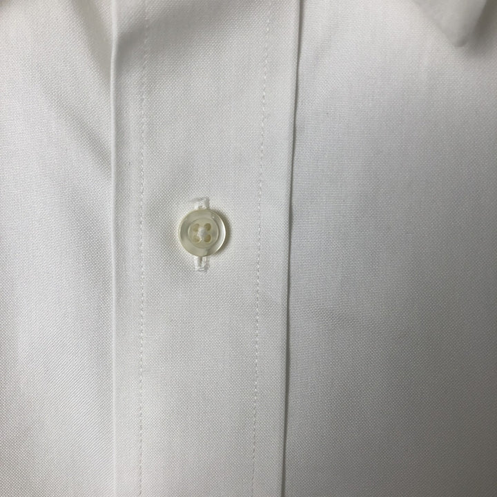 Brooks Brothers Est.1818 NORMATEC Long Sleeve Cotton Shirt, Men's Size L Supima Cotton white type Vintage Second Hand
