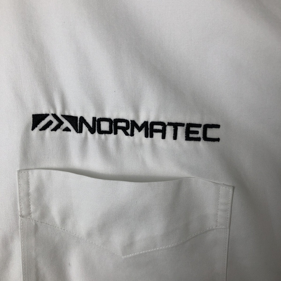 Brooks Brothers Est.1818 NORMATEC Long Sleeve Cotton Shirt, Men's Size L Supima Cotton white type Vintage Second Hand