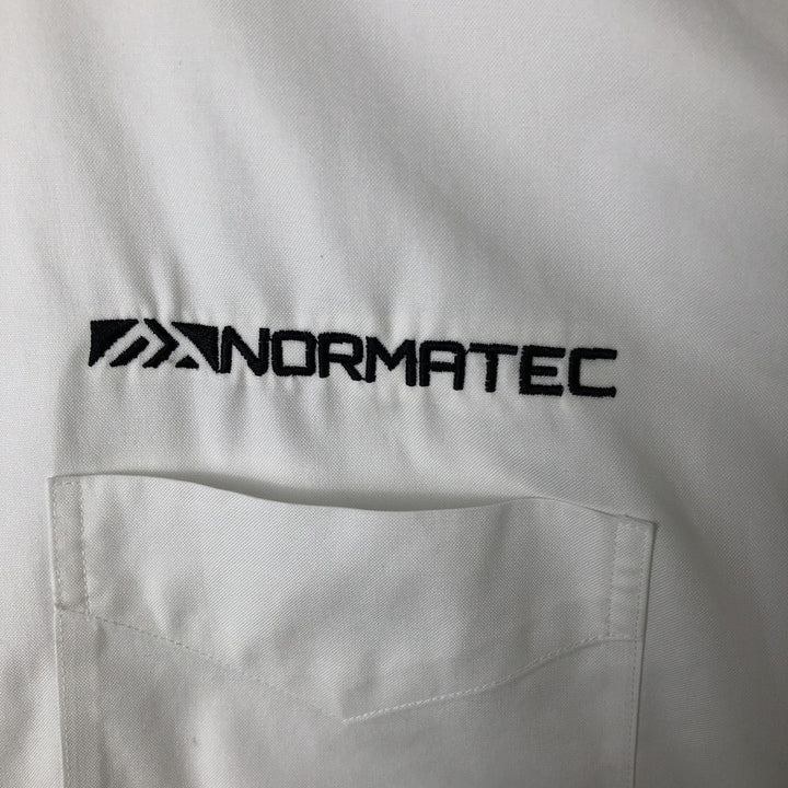 Brooks Brothers Est.1818 NORMATEC Long Sleeve Cotton Shirt, Men's Size L Supima Cotton white type Vintage Second Hand
