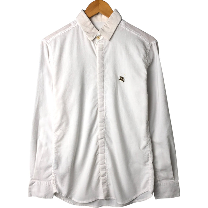 Burberry's BURBERRY LONDON Men's M size unclear white type Vintage Second Hand