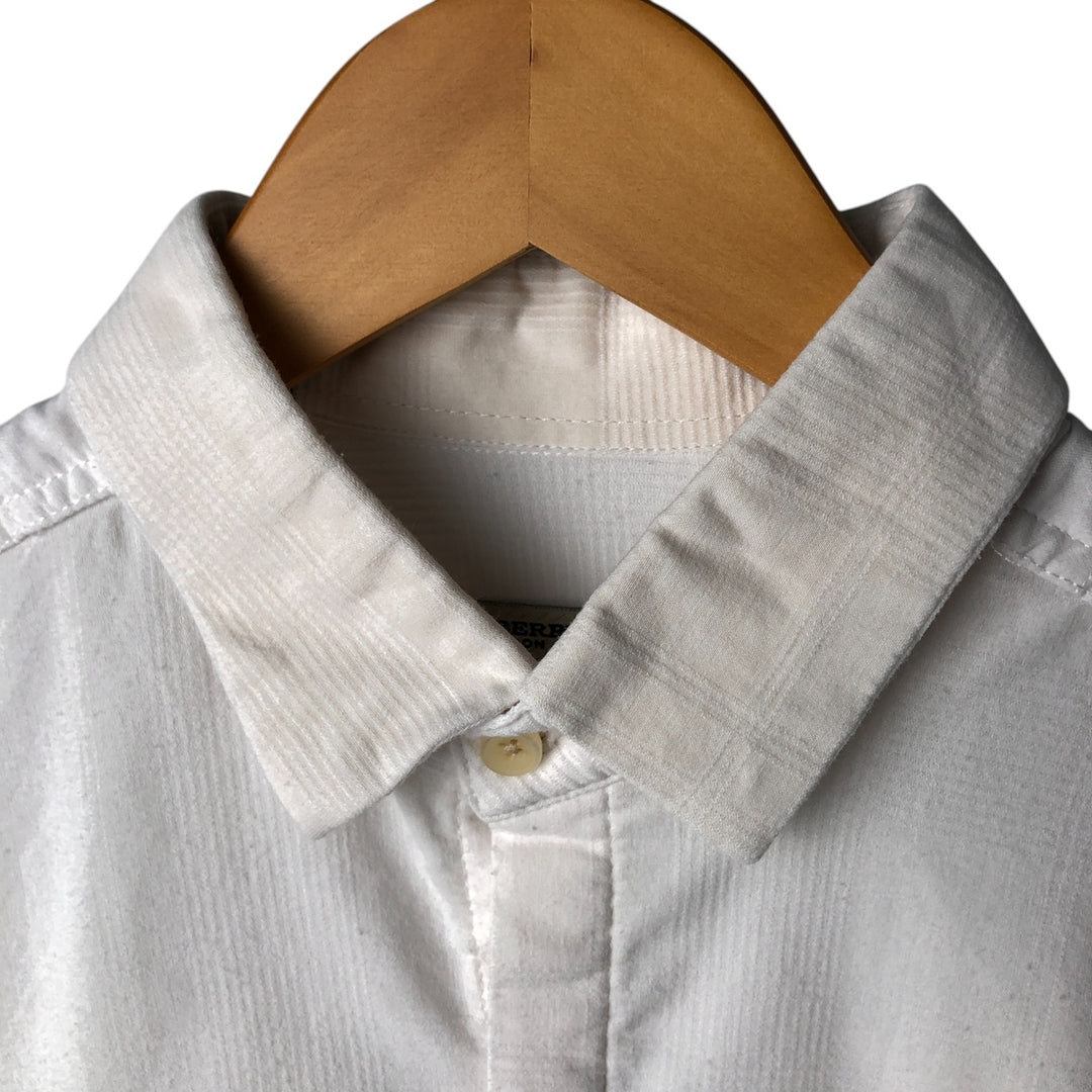Burberry's BURBERRY LONDON Men's M size unclear white type Vintage Second Hand
