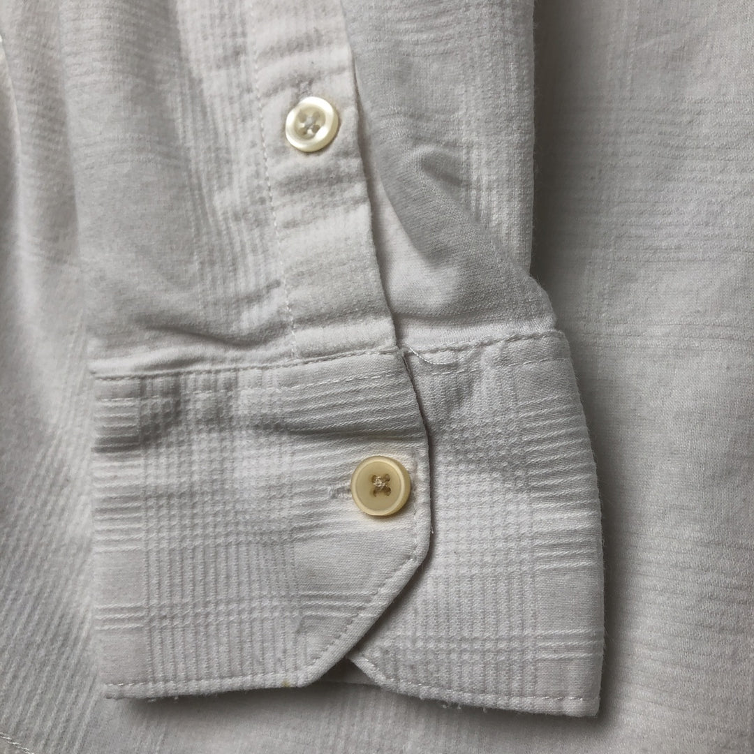 Burberry's BURBERRY LONDON Men's M size unclear white type Vintage Second Hand