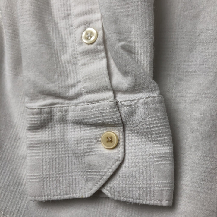 Burberry's BURBERRY LONDON Men's M size unclear white type Vintage Second Hand