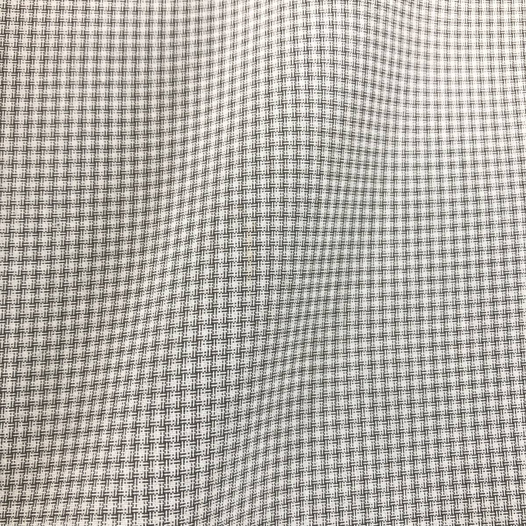 SHAH SAFARI Gingham Check Short Sleeve Open Collar Poly x Rayon Shirt Box Shirt Men's XL Size Rayon gray type Vintage Second Hand