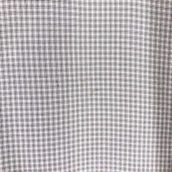 SHAH SAFARI Gingham Check Short Sleeve Open Collar Poly x Rayon Shirt Box Shirt Men's XL Size Rayon gray type Vintage Second Hand