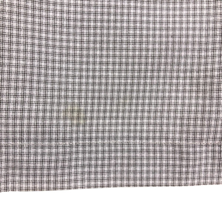 SHAH SAFARI Gingham Check Short Sleeve Open Collar Poly x Rayon Shirt Box Shirt Men's XL Size Rayon gray type Vintage Second Hand