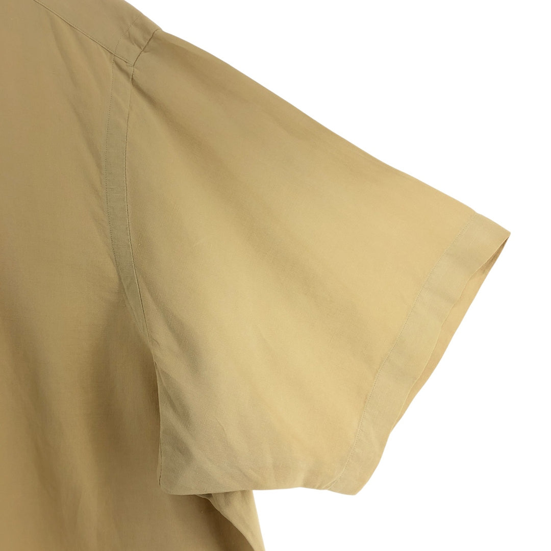 Ralph Lauren POLO by Ralph Lauren short sleeve linen shirt, men's XL size linen Beige type Vintage Second Hand
