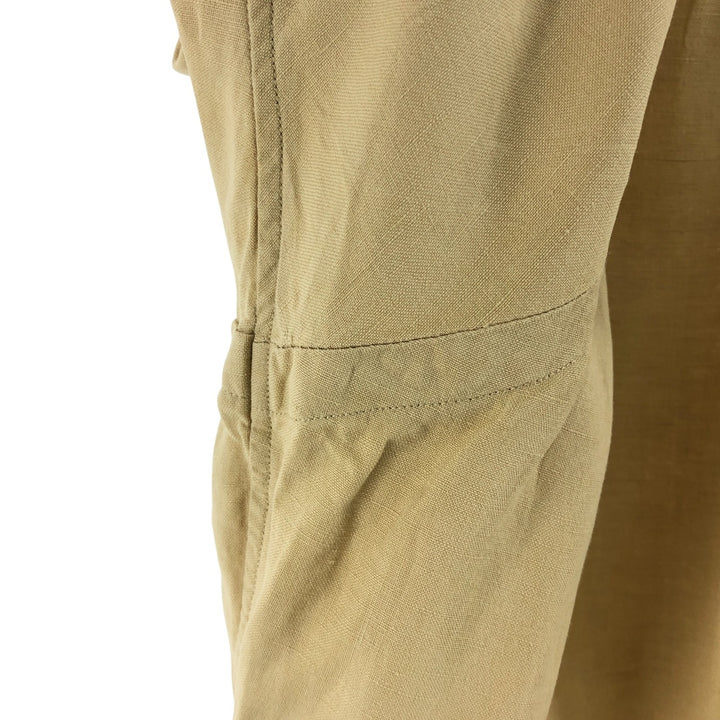 Ralph Lauren POLO by Ralph Lauren short sleeve linen shirt, men's XL size linen Beige type Vintage Second Hand