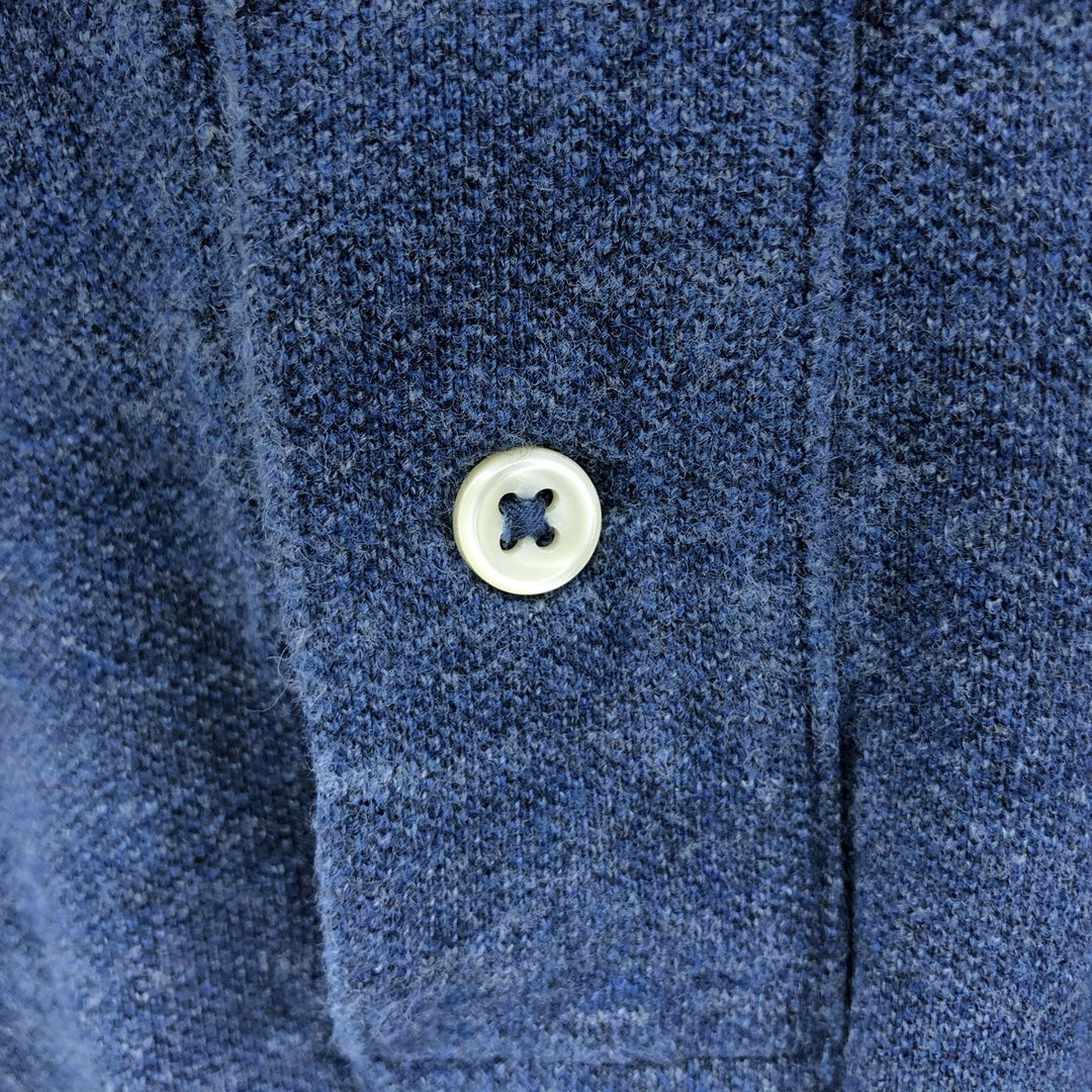 Ralph Lauren POLO RALPH LAUREN CLASSIC FIT short sleeve polo shirt, men's size M cotton navy blue type Vintage Second Hand