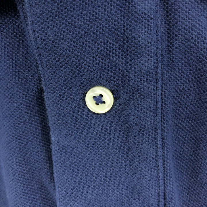 Ralph Lauren POLO RALPH LAUREN CLASSIC FIT short sleeve polo shirt men's XL equivalent cotton navy blue type Vintage Second Hand