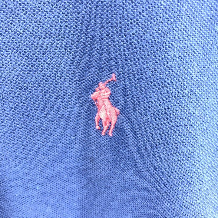 Ralph Lauren POLO RALPH LAUREN CLASSIC FIT short sleeve polo shirt men's XL equivalent cotton navy blue type Vintage Second Hand