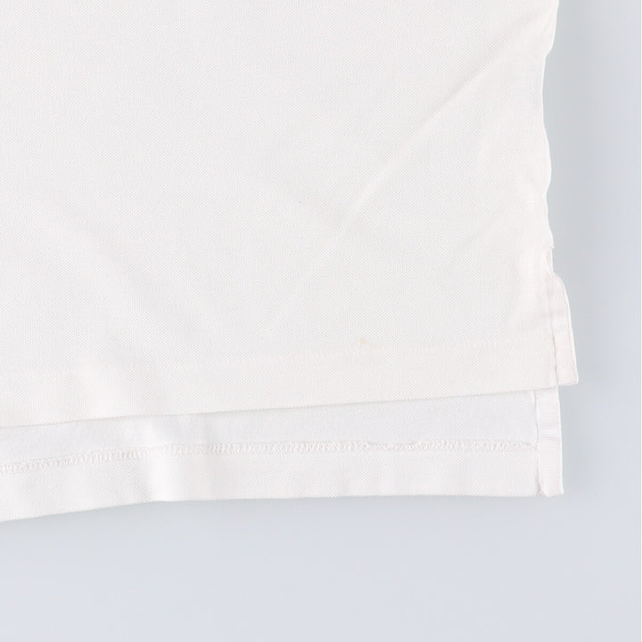 Ralph Lauren POLO GOLF Polo Golf short sleeve polo shirt for men size L Pima Cotton white type Vintage Second Hand