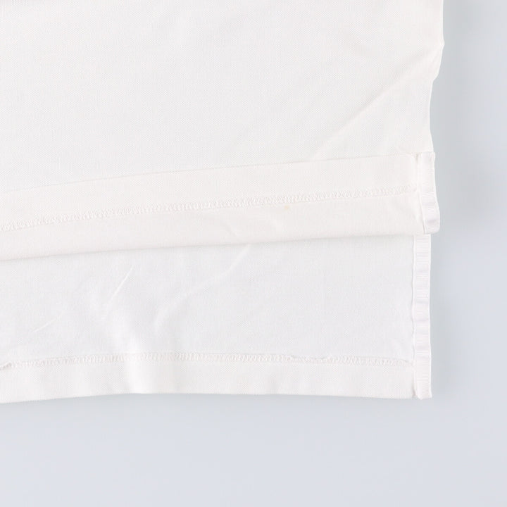 Ralph Lauren POLO GOLF Polo Golf short sleeve polo shirt for men size L Pima Cotton white type Vintage Second Hand