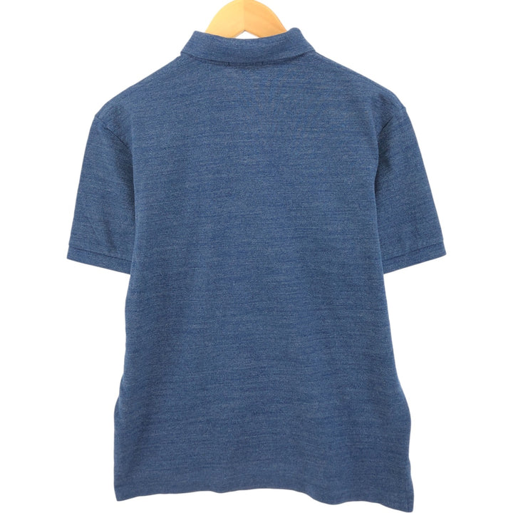 Ralph Lauren POLO RALPH LAUREN CLASSIC FIT short sleeve polo shirt, men's size M cotton blue type Vintage Second Hand