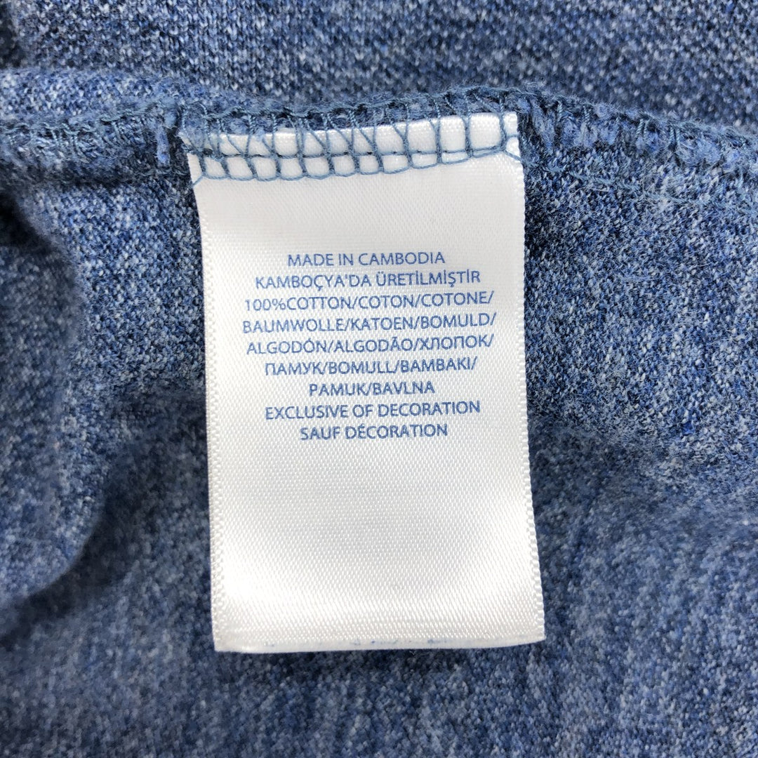 Ralph Lauren POLO RALPH LAUREN CLASSIC FIT short sleeve polo shirt, men's size M cotton blue type Vintage Second Hand